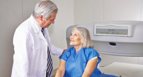 Aspire Blog - Bone Density Screening and Osteoporosis Medications - Doctor and female patient